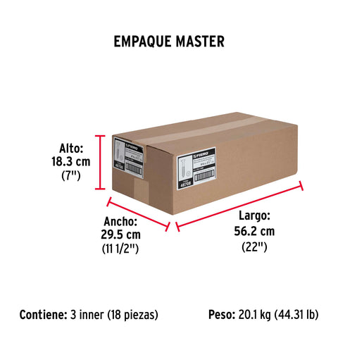 Bolsa con 100 pijas #14 x 3-1/2' multiusos, FIERO | PIJ-1489 | 48708