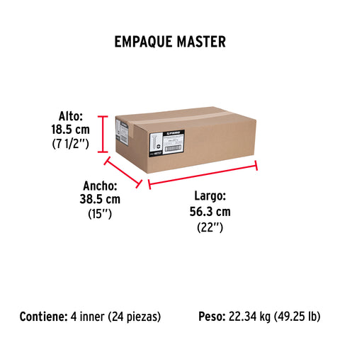 Bolsa con 150 pijas para lámina, #10 x 2-1/2', FIERO | PILA-10X2-1/2 | 48727