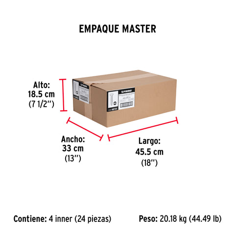 Bolsa con 100 pijas para lámina, #12 x 2-1/2', FIERO | PILA-12X2-1/2 | 48731