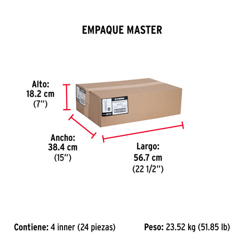 Bolsa con 100 pijas para lámina, #12 x 3', FIERO | PILA-12X3 | 48732
