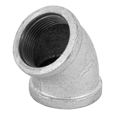 Codo 45° acero galvanizado de 1-1/4', FOSET | CG-864 | 48752