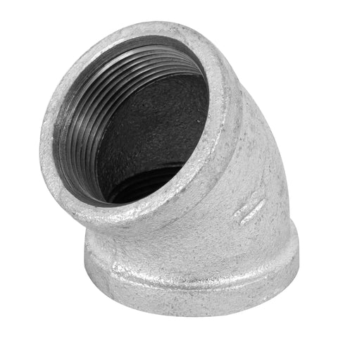 Codo 45° acero galvanizado de 1-1/2', FOSET | CG-865 | 48753
