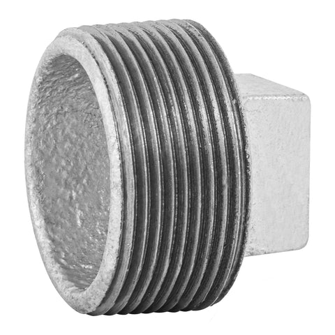 Tapón macho 1-1/2' de acero galvanizado, FOSET | CG-315 | 48784