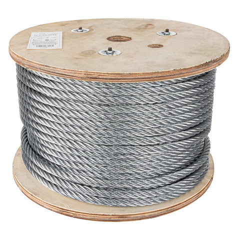 Metro de cable flexible 7/16' de acero 7x19 hilos, 75 m | CAB-7/16F | 48818