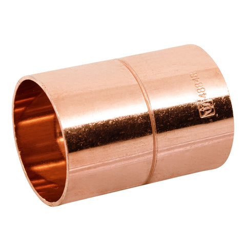 Cople de cobre 1-1/4', con ranura, FOSET | CC-264 | 48848