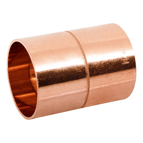 Cople de cobre 1-1/2', con ranura, FOSET | CC-265 | 48849