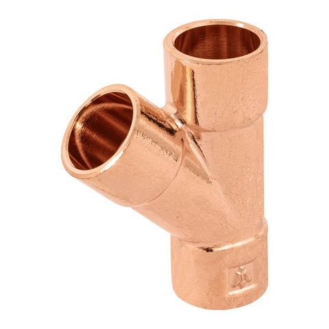 Yee sencilla de cobre 1/2', FOSET | CC-801 | 48892