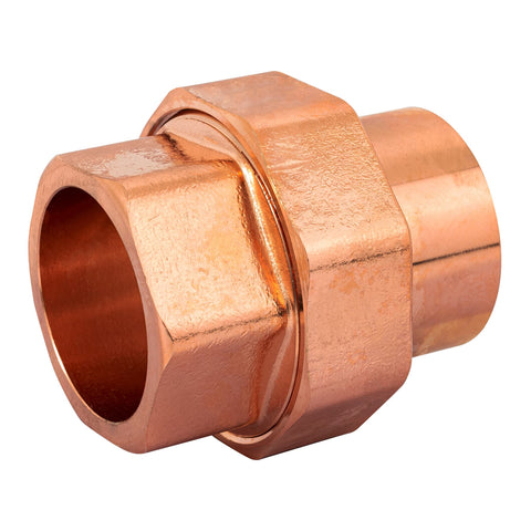 Tuerca unión de latón cobrizado 1-1/2', FOSET | CC-975 | 48902