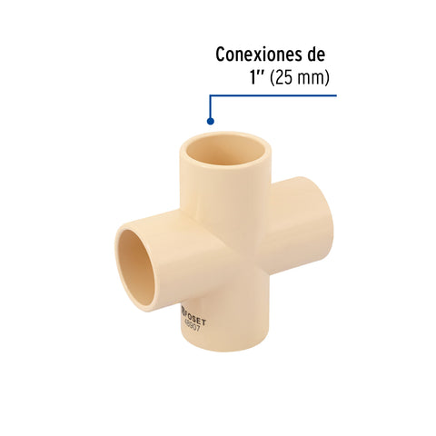 Cruz de CPVC 1', FOSET | CPVC-783 | 48907