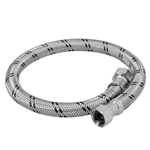 Manguera para boiler, acero inox, 1/2'x1/2', 60 cm, FOSET | FBO-2260X | 48965
