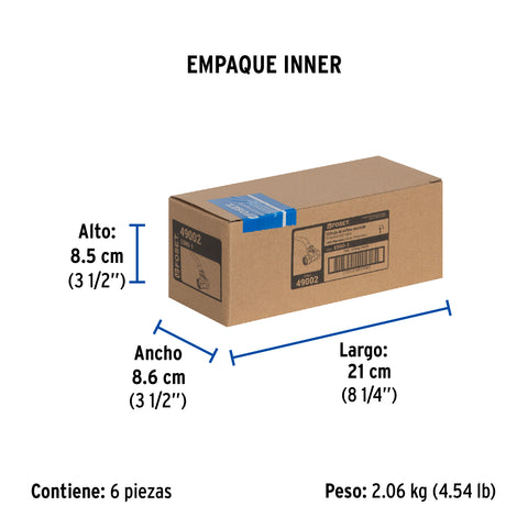 Válvula de esfera de latón, roscable 1', FOSET | ESRO-1 | 49002