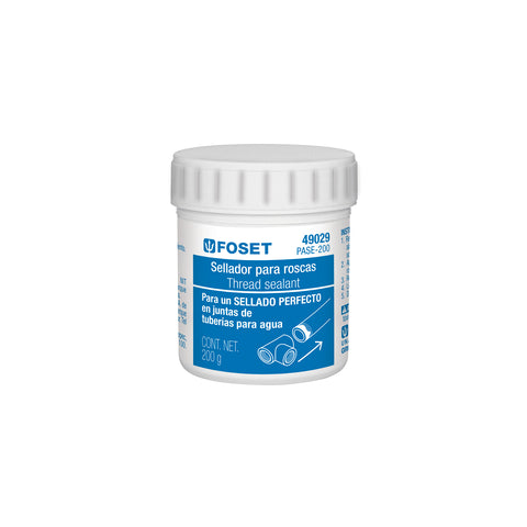 Sellador para roscas, 200g, FOSET | PASE-200 | 49029