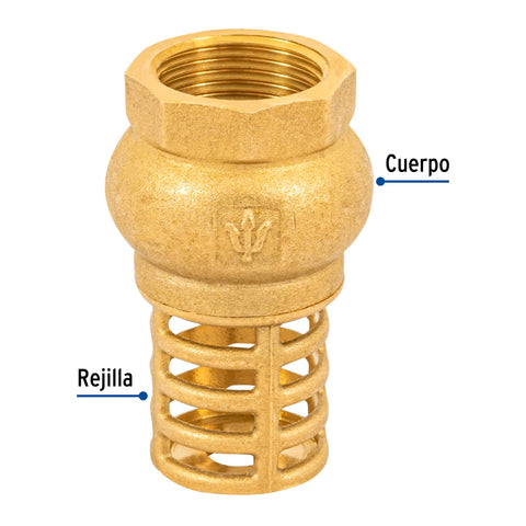 Pichancha con rejilla de latón 3/4', FOSET | PICHA-3/4 | 49045