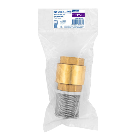 Pichancha con rejilla acero inoxidable 1-1/2', FOSET | PICHA-1-1/2X | 49058
