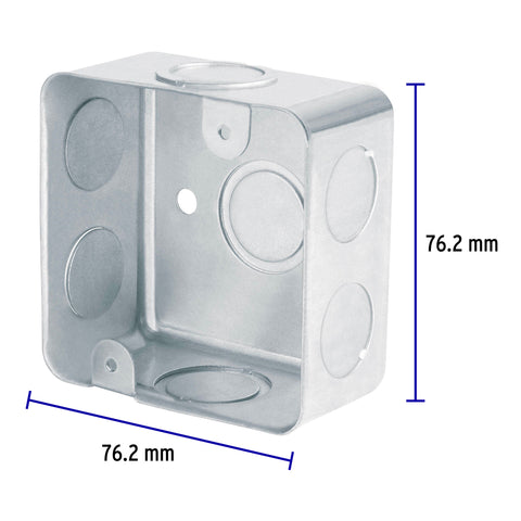 Caja cuadrada 3' x 3' reforzada, Volteck | CCH-3X3 | 49071