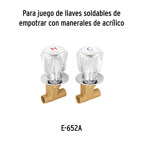 Cartucho de compresión para llaves de empotrar, BASIC y AQUA | CARCO-1 | 49096