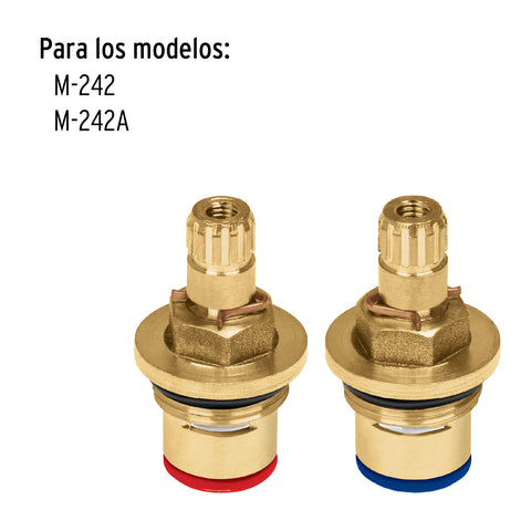 Bolsa con 2 cartuchos cerámicos para M-242 y M-242A, FOSET | CARCE-3 | 49098