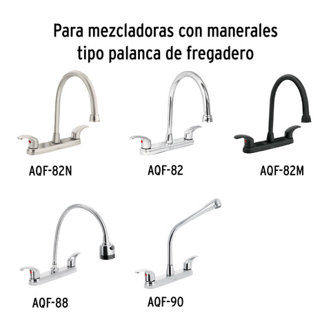 Bolsa con 2 cartuchos cerámicos p/mezcladoras, FOSET | CARCE-4 | 49100