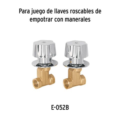 Bolsa con 2 cartuchos cerámicos para llaves de empotrar | CARCE-7 | 49102