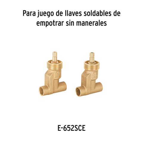Bolsa con 2 cartuchos cerámicos para llaves de empotrar | CARCE-7 | 49102