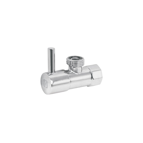 Llave angular 1/2',1/4 de vuelta, roscable, maneral palanca | ANG-05BL | 49114