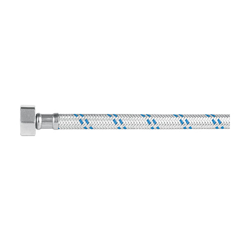 Manguera lavabo/fregadero, aluminio, 1/2' x 1/2', 55 cm | FFR-55 | 49121