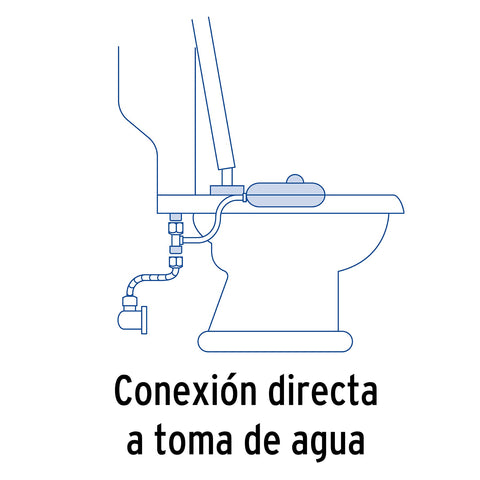 Bidet para WC de 2 piezas, FOSET | BIDE-45 | 49144