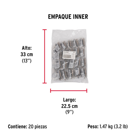 Bolsa con 2 bisagras parche de 7cm, latón antiguo, HERMEX | BIPA-72 | 49206