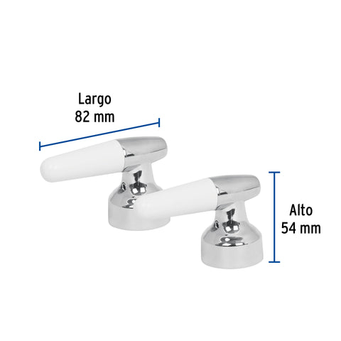Juego de manerales cono p/lavabo-fregadero, cromo, BASIC | MM-900 | 49214