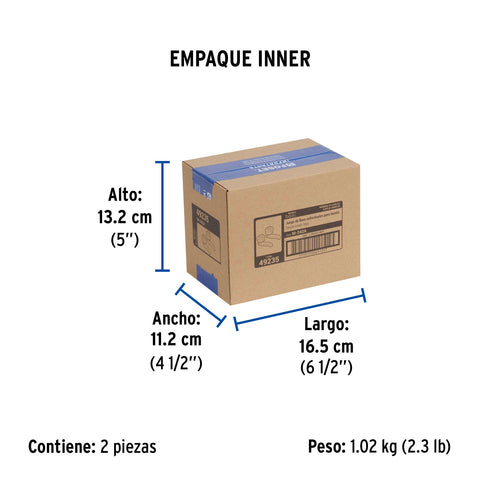 Juego 2 llaves individuales para lavabo, manerales acrílico | M-242A | 49235