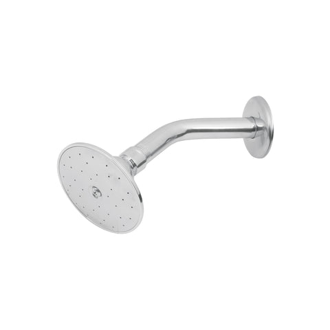 Regadera redonda 3-1/2', metálica,brazo y chapetón, cromo | R-504 | 49247