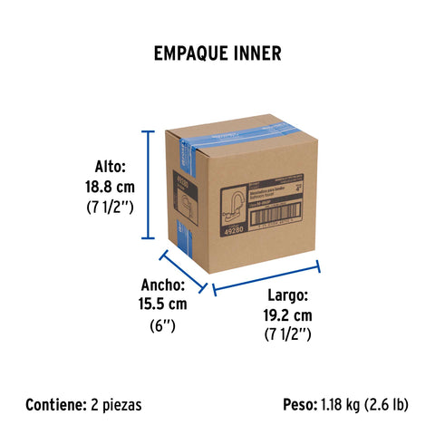 Mezcladora 4' para lavabo, cuello bar, manerales palanca | M-060P | 49280