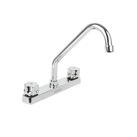 Mezcladora 8' fregadero, ABS, cuello largo, hexagonal, BASIC | FP-318 | 49283