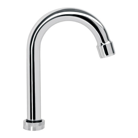 Cuello tipo bar para mezcladora de lavabo, cromo, BASIC | CRB-060 | 49285