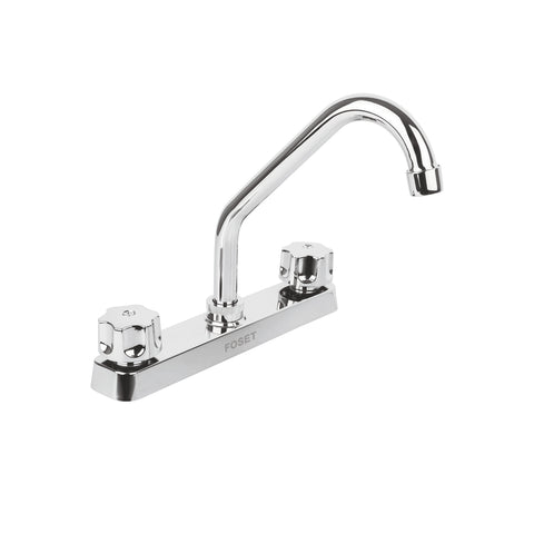 Mezcladora 8' fregadero, ABS, cuello corto, hexagonal, BASIC | FP-317 | 49289