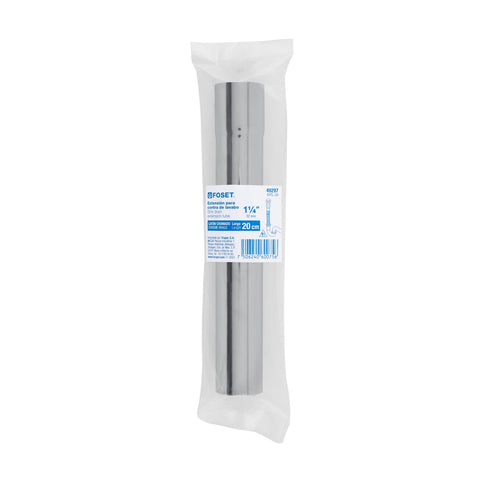 Extensión 20 cm latón cromado para contra de lavabo, 1-1/4' | EXTL-20 | 49297