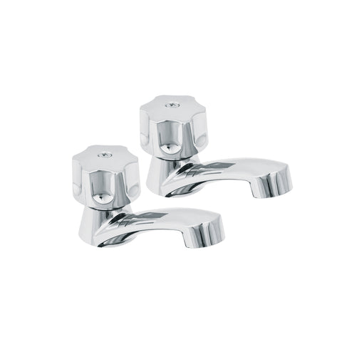 Juego llaves individuales lavabo, ABS, hexagonal, BASIC | MP-242 | 49308