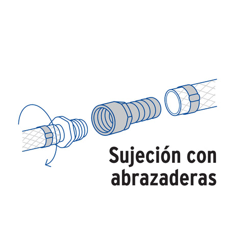 Adaptador hembra de latón 1/2' para poliducto, FOSET | ADPO-1/2H | 49311