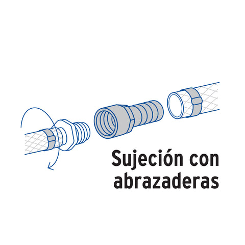 Adaptador hembra de latón 3/4' para poliducto, FOSET | ADPO-3/4H | 49312