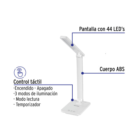 Lámpara de LED 8W 5 niveles de iluminación para escritorio | LES-300L | 49323