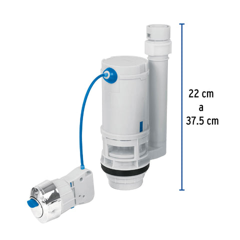 Válvula de descarga sistema dual para tanque bajo, FOSET | VW-206 | 49325