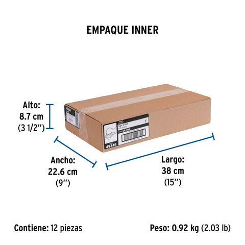 Sapo 2' para WC, PVC, azul, cadena plástica, FOSET | SA-006 | 49346
