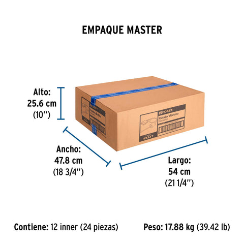 Flotador eléctrico con cable de 3 m, FOSET | FLE-3 | 49347
