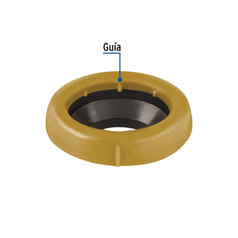 Cuello de cera con guía para WC, 170 g, FOSET | CUG-WC | 49358