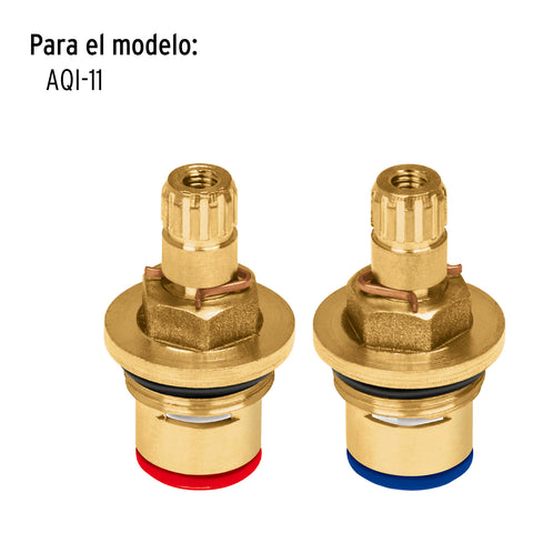 Bolsa con 2 cartuchos cerámicos para llave AQI-11, FOSET | CARCE-11 | 49363