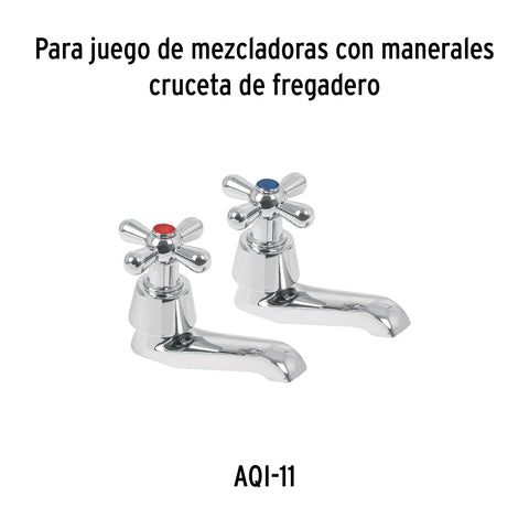 Bolsa con 2 cartuchos cerámicos para llave AQI-11, FOSET | CARCE-11 | 49363