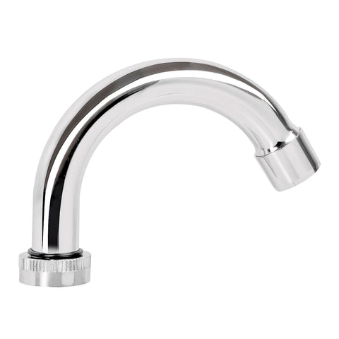 Cuello curvo para mezcladora de lavabo, cromo, BASIC | CR-050 | 49377