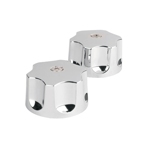 Juego de manerales hex de ABS p/lav-fregadero, cromo, BASIC | MMP-100 | 49389