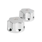 Juego de manerales hex de ABS p/lav-fregadero, cromo, BASIC | MMP-100 | 49389