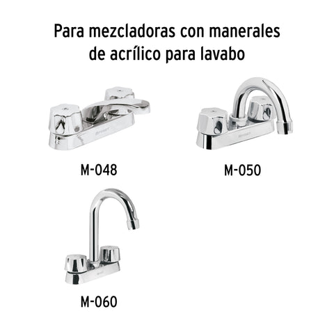 Bolsa con 2 cartuchos cerámicos para mezcladoras plásticas | CARCE-9 | 49417